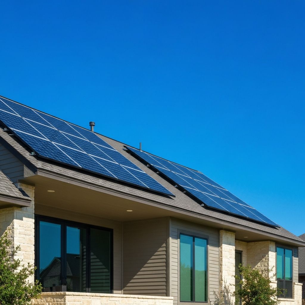 Solar panel installation